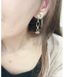 雑貨屋さん✨パイソン柄🐍 | ピアス（両耳用）