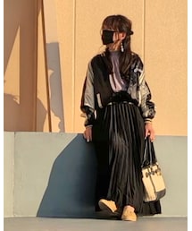 マスクも黒😎 | スキンケア