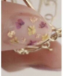 押し花ネイル💐❤️ | マニキュア/ジェルネイル