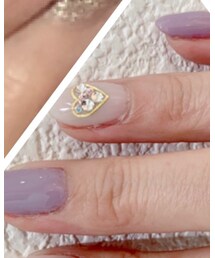 紫に❤️✨ | マニキュア/ジェルネイル