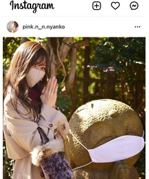 最近のななちゃんマスク姿も可愛い❤️ | トレンチコート