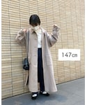 147cm着用画像の「ジャケット/アウター(ジャケット/アウター)」
