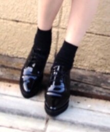 18KT | エナメルレースアップシューズ(ドレスシューズ)