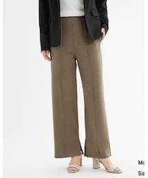 GU | スリットストレートパンツ(パンツ)