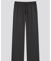 UNIQLO | サテンドレープストレートパンツ(パンツ)