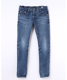 RED CARD TOKYO | RED CARD×BLUE WORK スリムデニムパンツ（ミッドユーズド）(デニムパンツ)