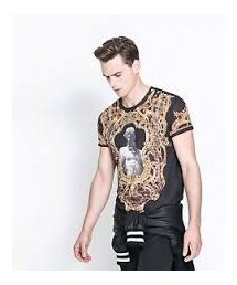 ZARA | Printed t-shirt(Tシャツ/カットソー)