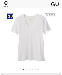 GU | GU VネックＴ 半袖(Tシャツ/カットソー)
