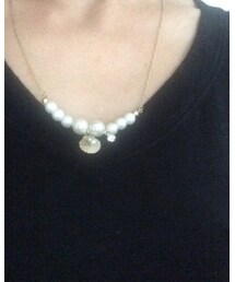 夏らしく | シェルパール♡(ネックレス)