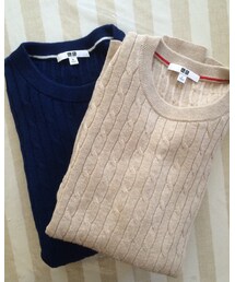 UNIQLO | size=ネイビーXL,ベージュL(ニット/セーター)