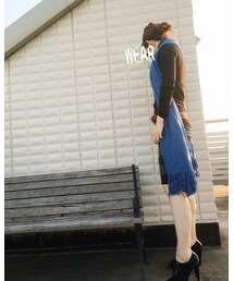 青コーデ | ストール/ショール