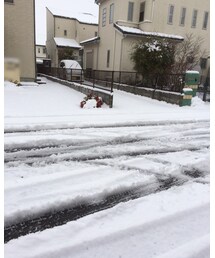 家の前の雪 | これでもだいぶ溶けたあと(その他)