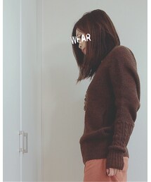 ニットの | 袖部分が気に入ってます❤︎(ニット/セーター)