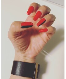 new nail💅 | レッド×ブラック(ハンドケア/ハンドクリーム)