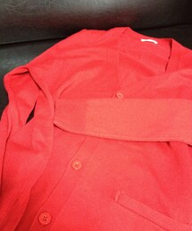 GU | 赤のカーディガン(カーディガン/ボレロ)