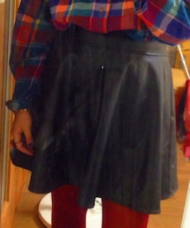 BEAMS | レザーサーキュラースカート(スカート)