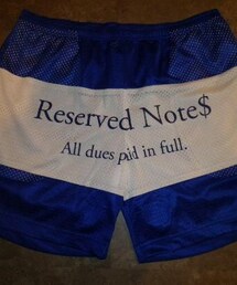 RESERVED NOTE | Reserved Note Stripe Mesh Shorts (Royal Blue)(その他パンツ)
