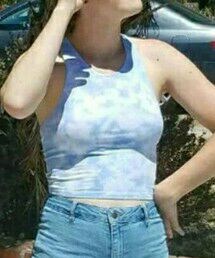 Pink | Sky Blue Tank(タンクトップ)