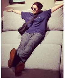 Purple&Yellow | Tシャツ/カットソー