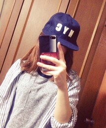 CA4LA | ネイビーキャップ(キャップ)