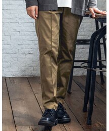 Dcollection | 大人テーパードパンツ　センタープレス入り（夫）(スラックス)