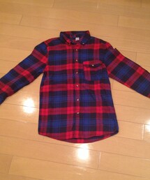 H&M | 赤チェックシャツ(シャツ/ブラウス)