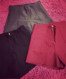 Bin'z | 黑/鐵灰/紅 
超級有彈性的唷ㄗㄢˋ(カーゴパンツ)