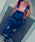 jeans(ジーンズ)の「オールインワン・サロペット(つなぎ/オールインワン)」