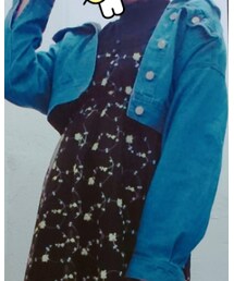 NICE CLAUP | ショート丈デニムジャケット(デニムジャケット)