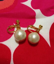 コットンパールイヤリング(イヤリング)