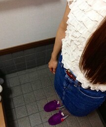 American Apparel | ハイウエストデニムスカート(デニムスカート)