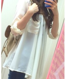 INGNI | 白とろみシャツ(シャツ/ブラウス)