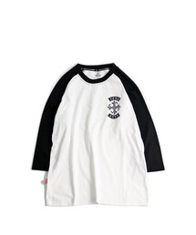 CROSS 3/4 RAGLAN SLEEVE- 十字牛角七分袖(その他トップス)