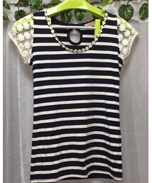 しまむら | ✔マリン✔レース(Tシャツ/カットソー)