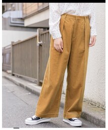 LOWRYS FARM | コーデュロイワイドパンツ (その他パンツ)