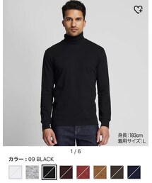 UNIQLO | UNIQLO  ソフトタッチタートルネックT(Tシャツ/カットソー)