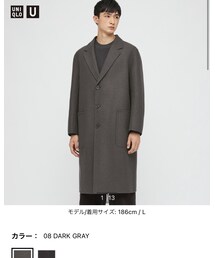 UNIQLO | UNIQLO Ｕ　ダブルフェイスオーバーコート(チェスターコート)