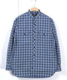 narifuri | narifuri カットオフカラーチェックシャツ(シャツ/ブラウス)