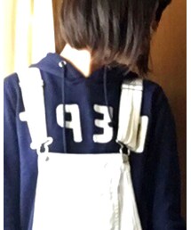 no brand | ジャストサイズの紺色パーカーよく着てます(^ ^)(パーカー)
