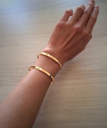 glitteraccessory | フレームゴールドバングル(バングル/リストバンド)