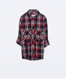 ZARA | チェックシャツ
(シャツ/ブラウス)