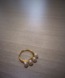 glitter accessory | パール4粒リング(リング)
