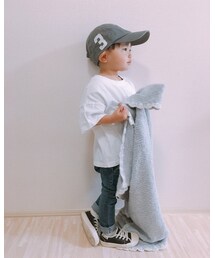 🐻生まれた時から一緒のお気に入りブランケット | 靴で踏んじゃってますけどね😭即洗濯機行き✋(その他)