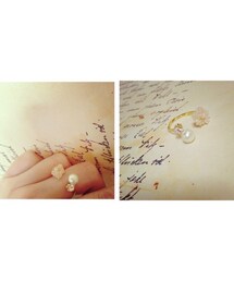 ai design | ドライフラワービジューリング(リング)