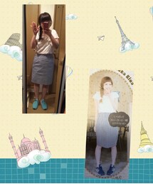 田中里奈ちゃん♡
(スカート)