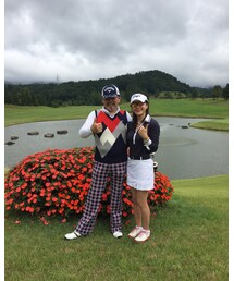 福井の⛳️にて、先輩の⭕️⭕️と… | トップス