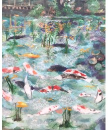 モネの池  和紙切り絵👍 | トップス