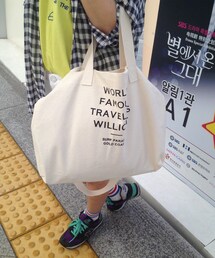 Boho Chic | 字母環保袋(エコバッグ/サブバッグ)