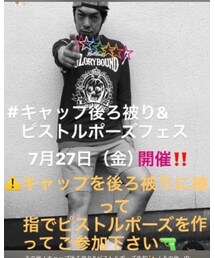 キャップ後ろ被り&ピストルポーズフェス | その他