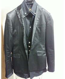 COMME CA MEN | コムサメンLimited Edition　光沢3ピーススーツ(セットアップ)